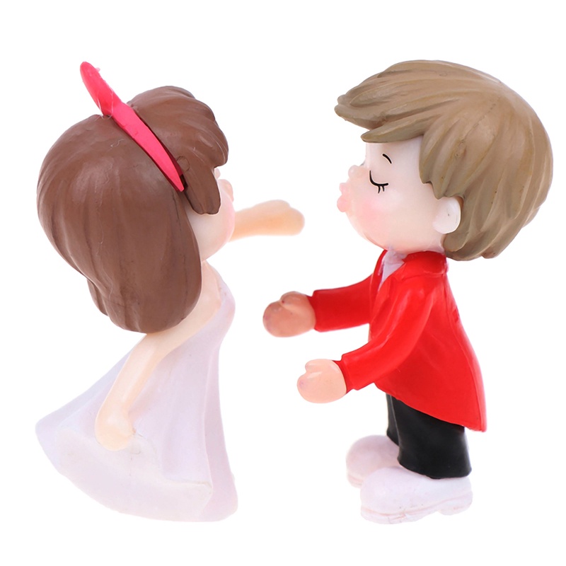 Miniatur Pasangan Romantis Untuk Taman Peri Rumah Boneka