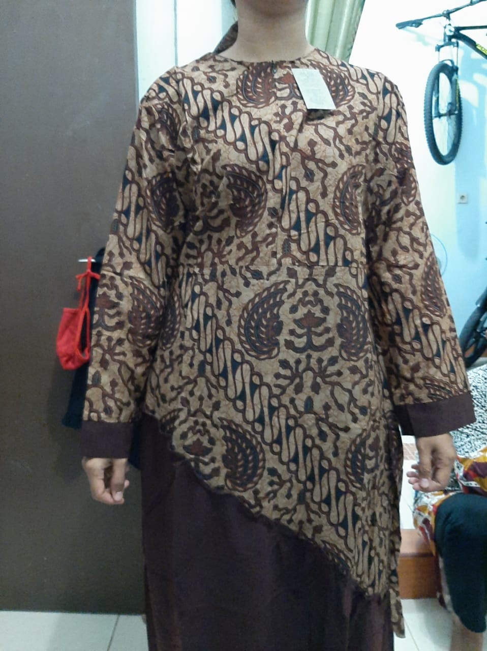 Maura Couple Sania Ruffle Batik Couple Ori Ndoro Jowi Garansi Termurah