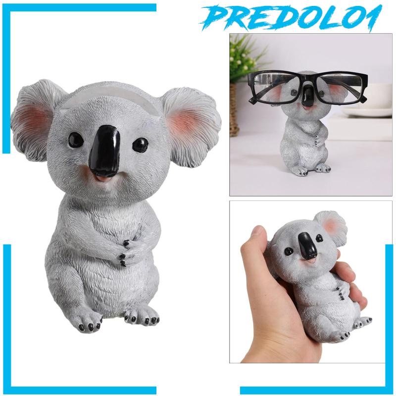 [PREDOLO1] Koala Eyeglass Holder Stand Resin Animal Design for Office Home Desktop