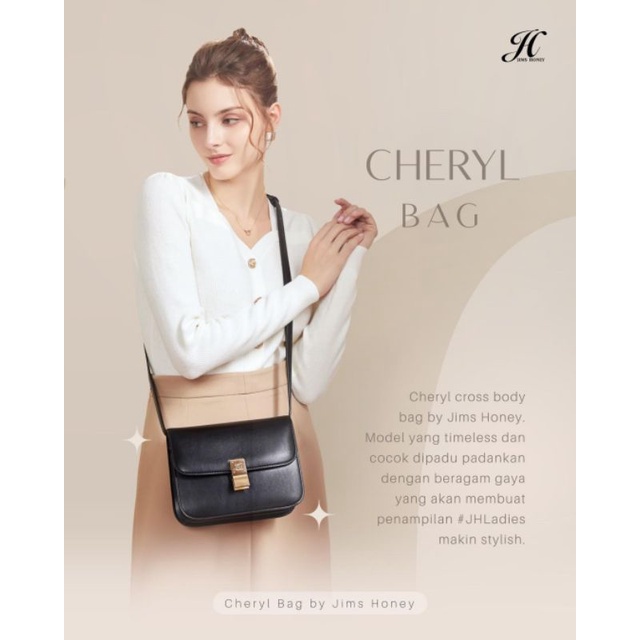 Cheryl Bag Tas Selempang Wanita Jims Honey original realpic cod tas pesta murah import free box