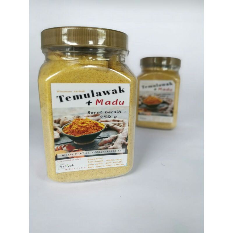 

MINUMAN SERBUK JAMU TEMULAWAK PLUS MADU 250 GRAM | KENCANA MART |