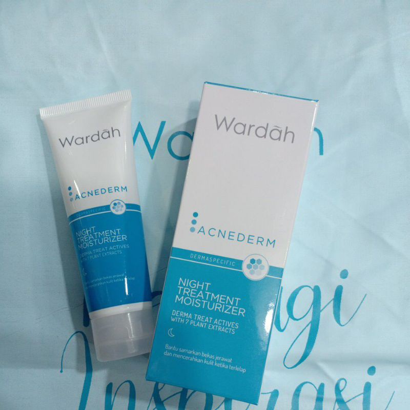 Wardah acnederm night  treatment moisturizer