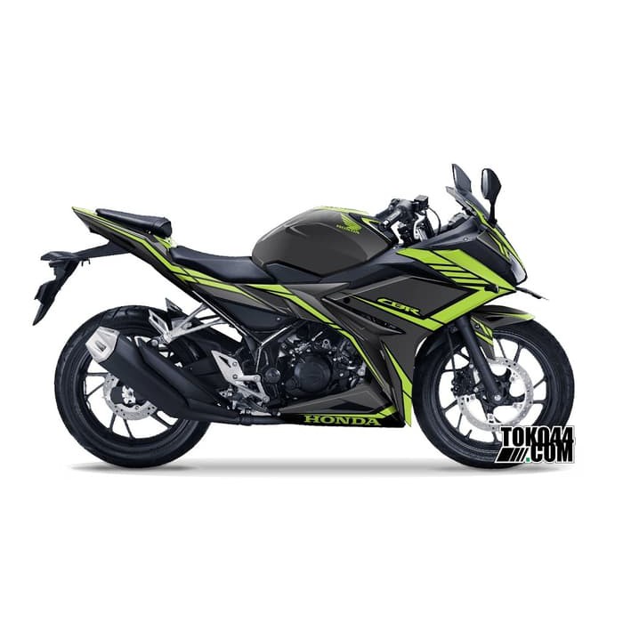 Decal Modifikasi Honda Cbr 150r Facelift Hitam K45g Carbon V1 Green Dekal Shopee Indonesia