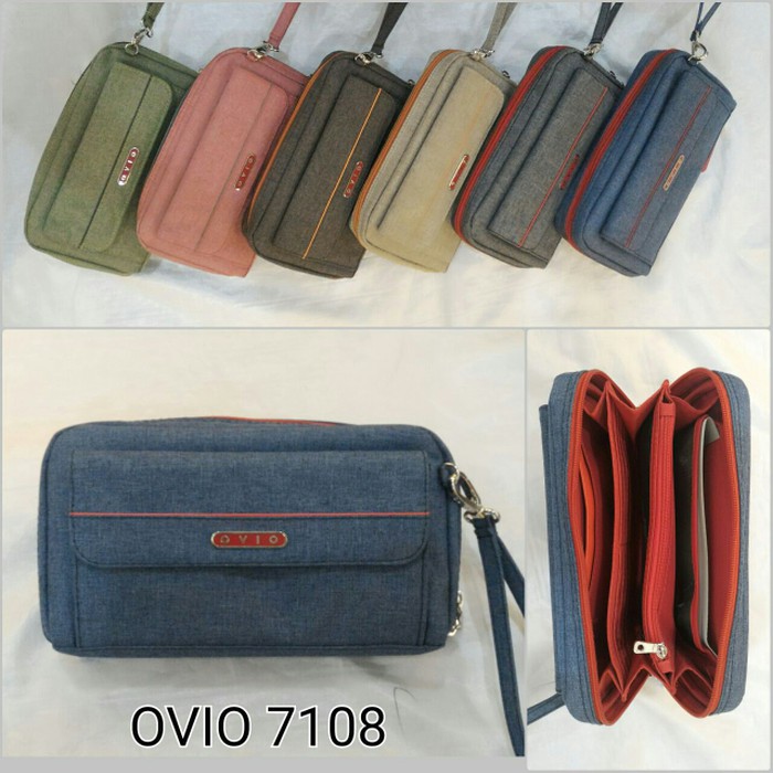 HPO OVIO Dompet Organizer Multifungsi Bisa Selempang 7108