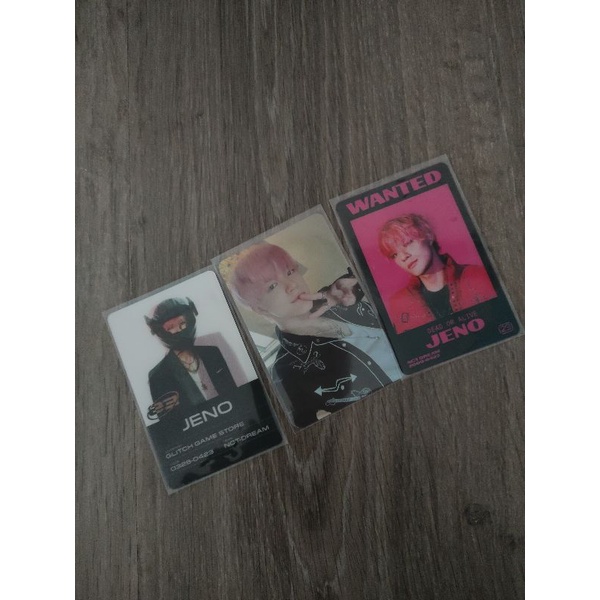 [Ready] Photocard Jeno Scratch Ver Lenti Jeno Scratch Ver Lenti Jeno Glitch Ver Glitch Mode NCT DREA
