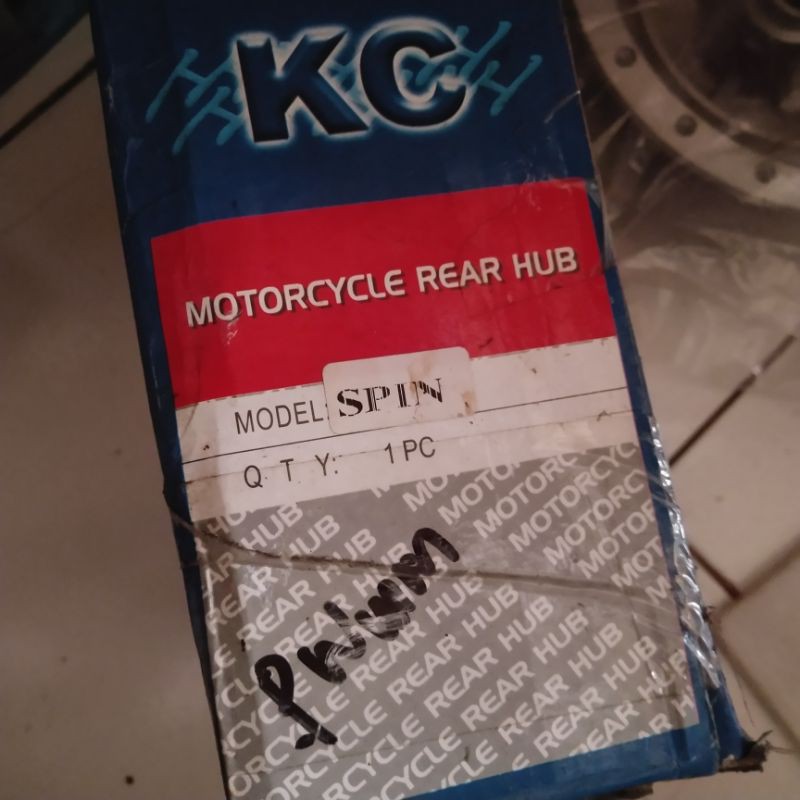 Tromol Belakang Rear Spin merk KC