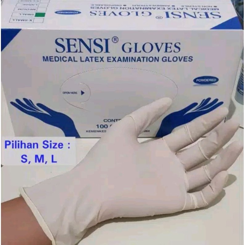 sarung tangan latex sensi satuan murah