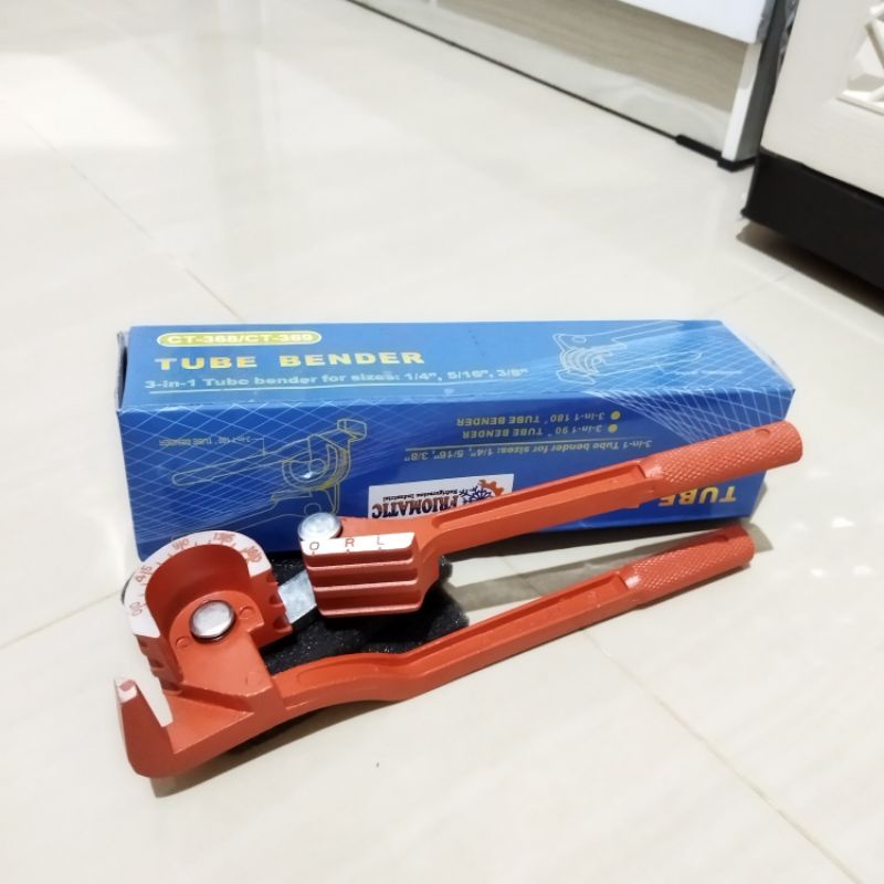 Tube bender penekuk pembengkok pipa tembaga ac 1/4 5/16 3/8 biasa disebut bending 3 in 1