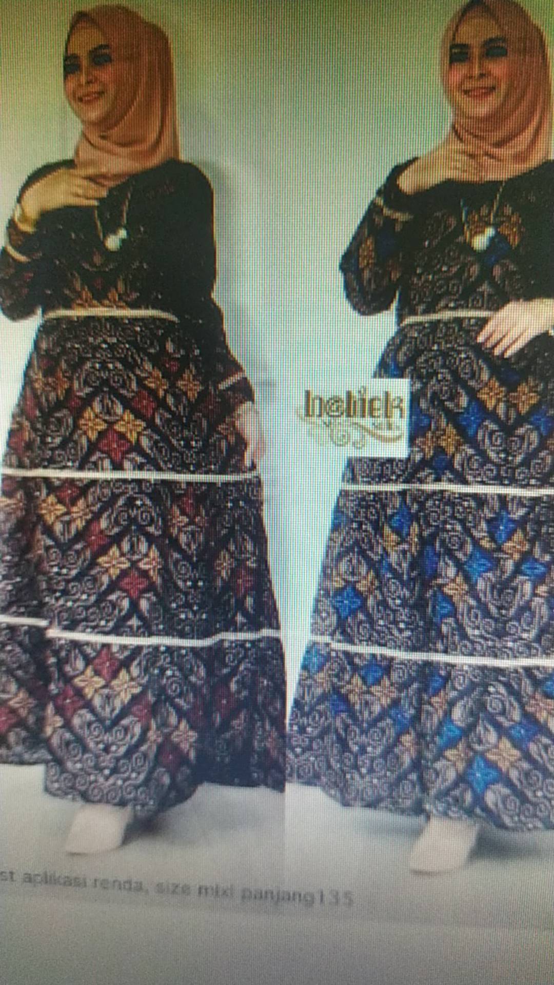 Gamis Batik Manggar, Padi,sekar,cantik,kubis,kipas,daun,kupu
