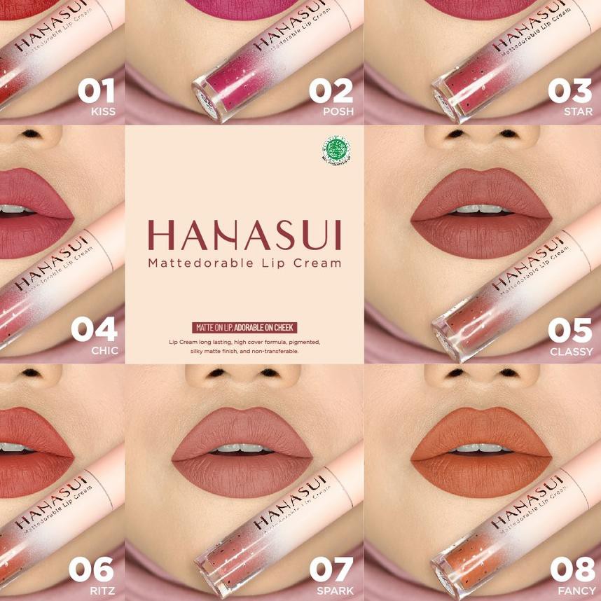 LIPCREAM HANASUI LIPSTIK HANASUI LIP CREAM HANASUI - TERBARU