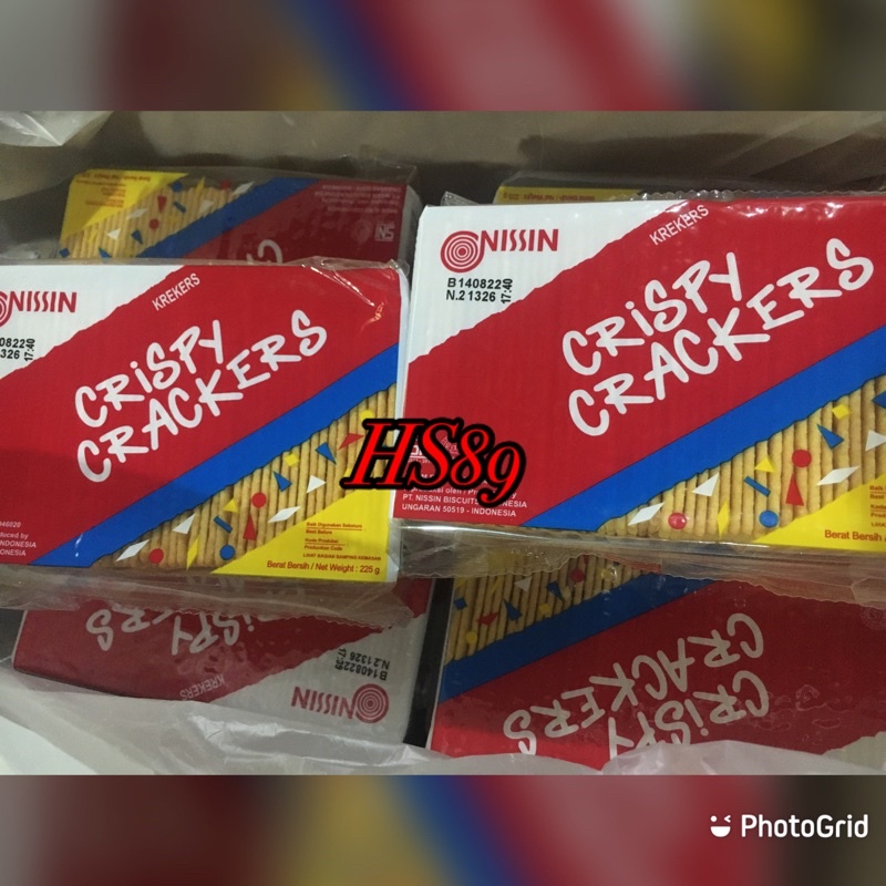 

Nissin Crispy Crackers 225g - Biskuit