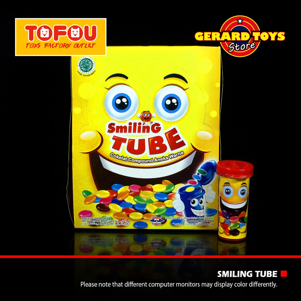 

Permen Cokelat Smiling Tube isi 20pcs MURAH BANGET