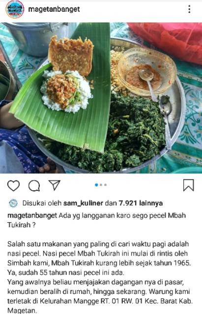 Sambel Pecel Bledek Mbah TUKIRAH 500gr ASLI ( khas Barat, Magetan )