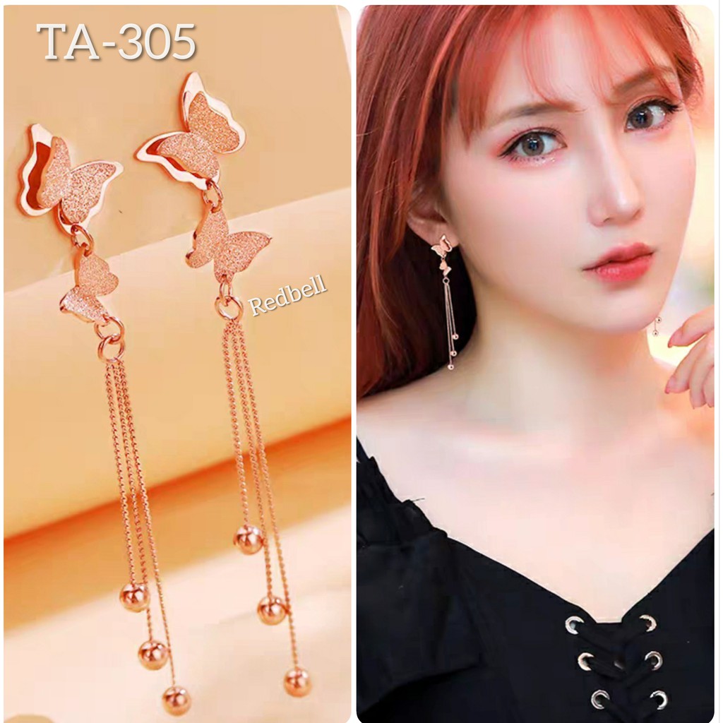 TERMURAH/COD ANTING TITANIUM WANITA ANTI KARAT