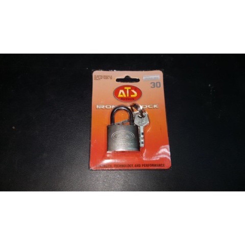 GEMBOK BESI 30MM ATS ASLI / GEMBOK PUTIH ATS UK 30MM ORI