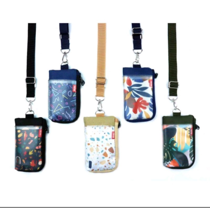 Gantungan ID Card Dompet Kalung Multifungsi Pria Wanita FOOTAGE