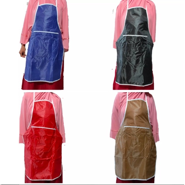 Apron Parasut anti air Celemek waterproof celemek parasit celemek koki anti air