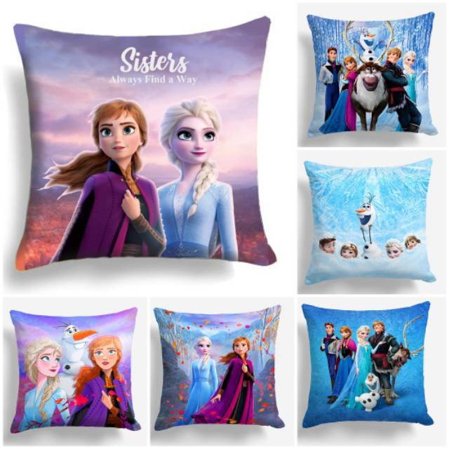 BANTAL SOFA PRINT MOTIF FROZEN ELSA ANNA 40X40 CM