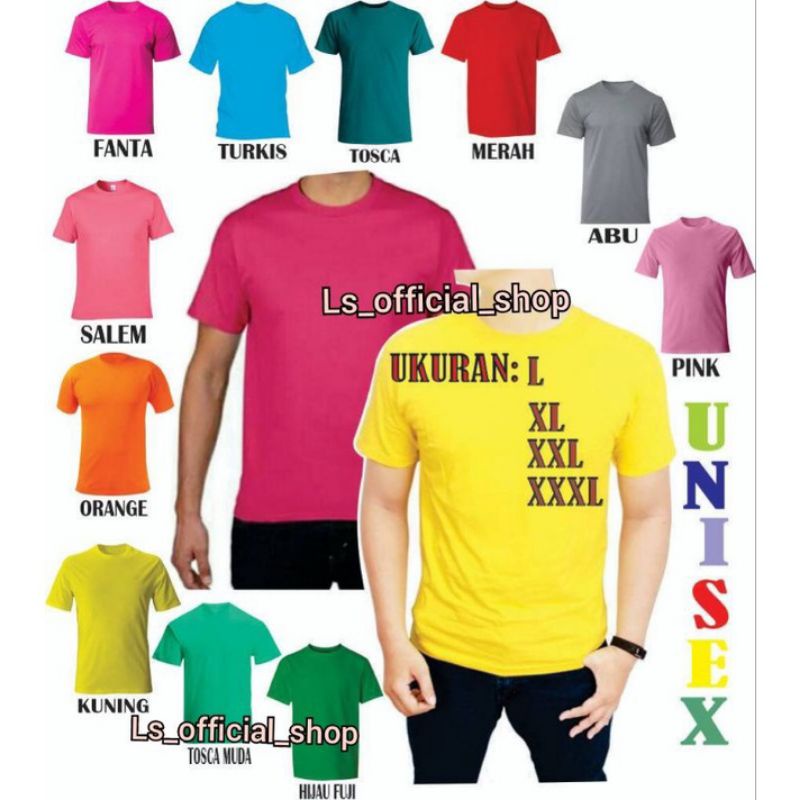 BAJU KAOS OBLONG PRIA BAJU POLOS BAJU SANTAI PRIA COTTON COMBED SOFT