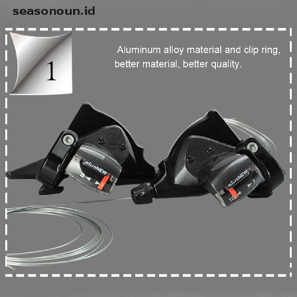 (seasonoun) Tuas Shifter Derailleur Depan / Belakang Sepeda 9 / 10 / 11 Speed