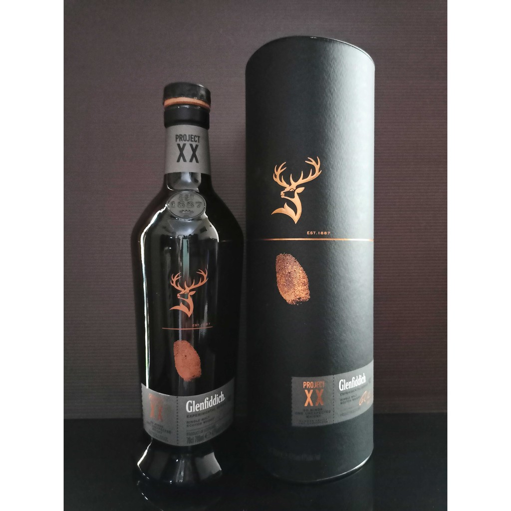 Botol bekas miras Glenfiddich XX 700 ml + Box