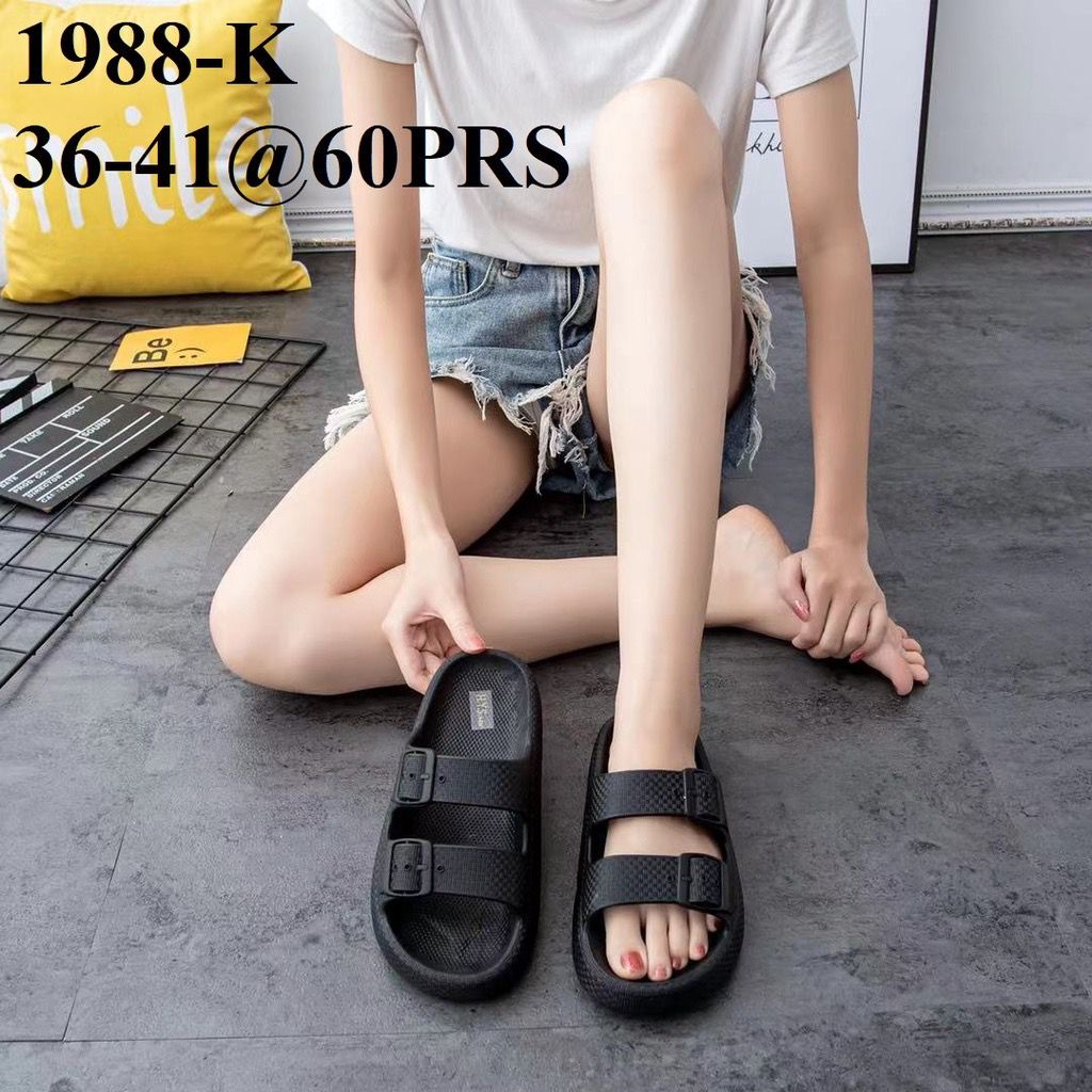 Sandal Wanita Terbaru 2021/Sendal Selop HYS1988 /Sendal Jelly Karet/ Import/ Non Slip