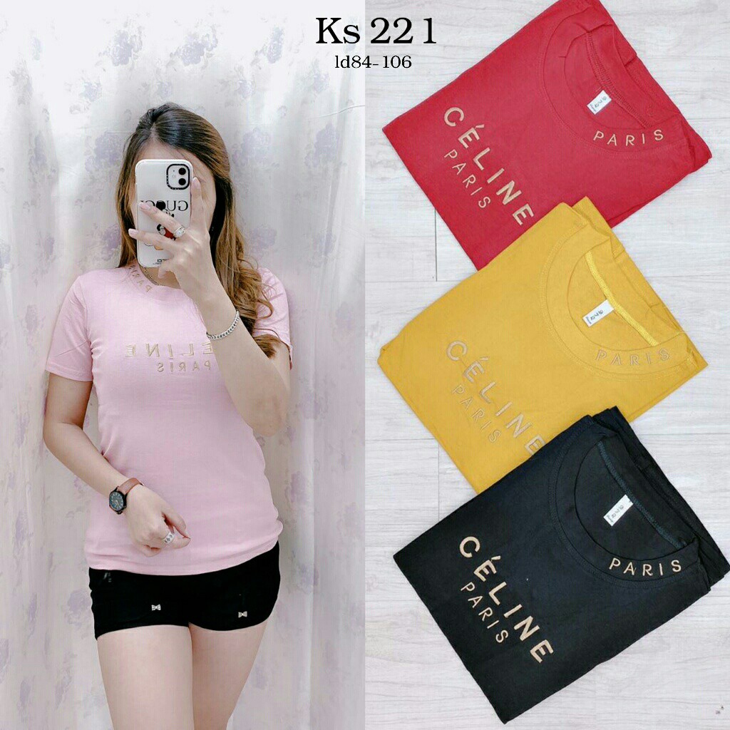  221 KAOS  LENGAN PENDEK SEKSI REMAJA  WANITA  MODERN 