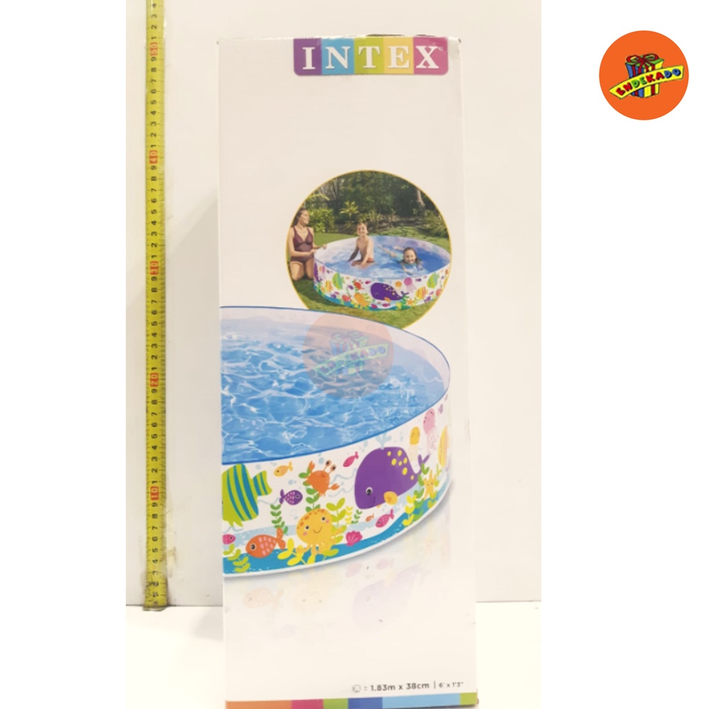 INTEX KOLAM RENANG 1,83m x 38cm 56452 - Kolam Karet