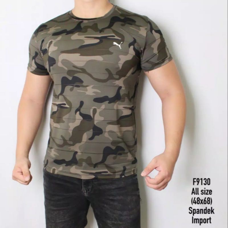 Kaos pria Army / kaos loreng Army / kaos kekinian