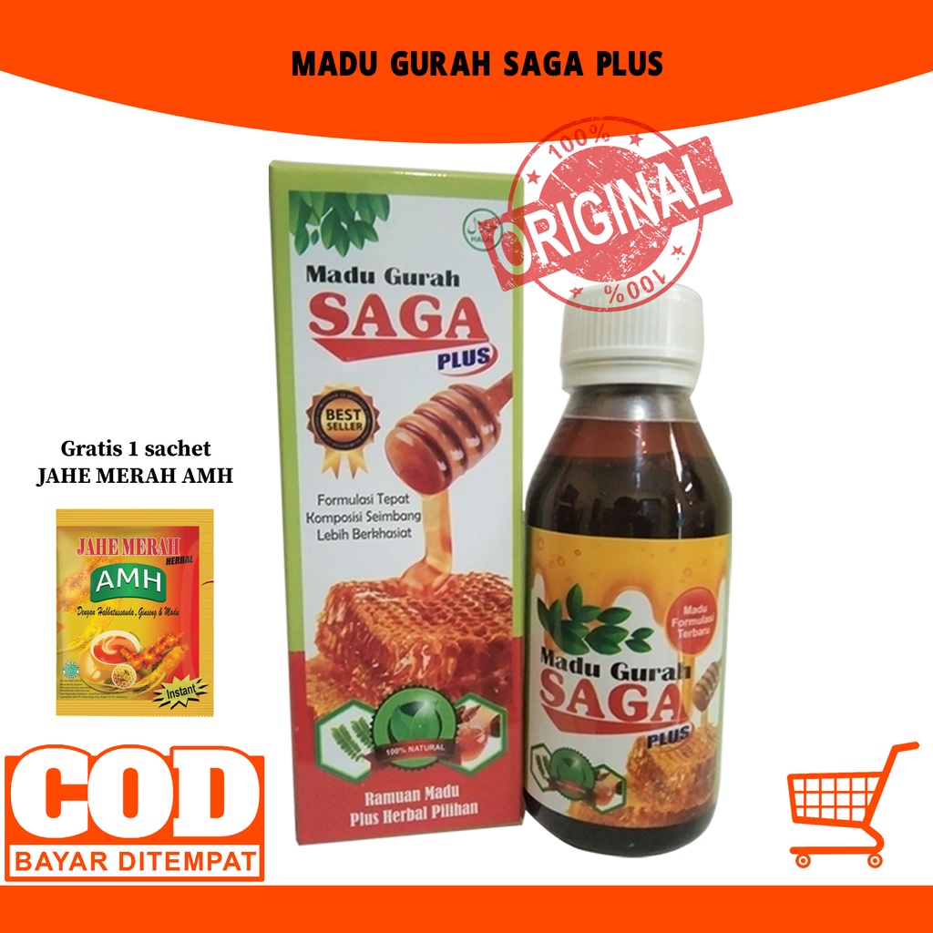 Madu Gurah Flu Dan Batuk Ekstrak Daun Saga