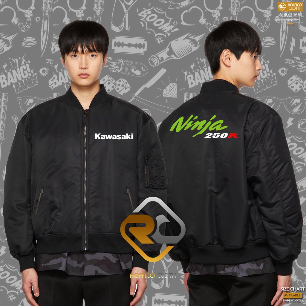 JAKET BOMBER KAWASAKI NINJA 250R / JAKET TOURING KAWASAKI NINJA