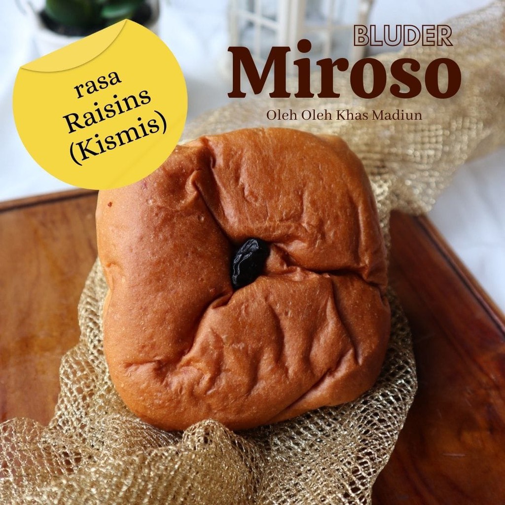 

Bluder MIROSO Cup RASA KISMIS Madiun RASA TANPA Minimal Order se-INDONESIA - Roti Bluder MIROSO - Oleh oleh Khas - Asli Madiun - Bakery