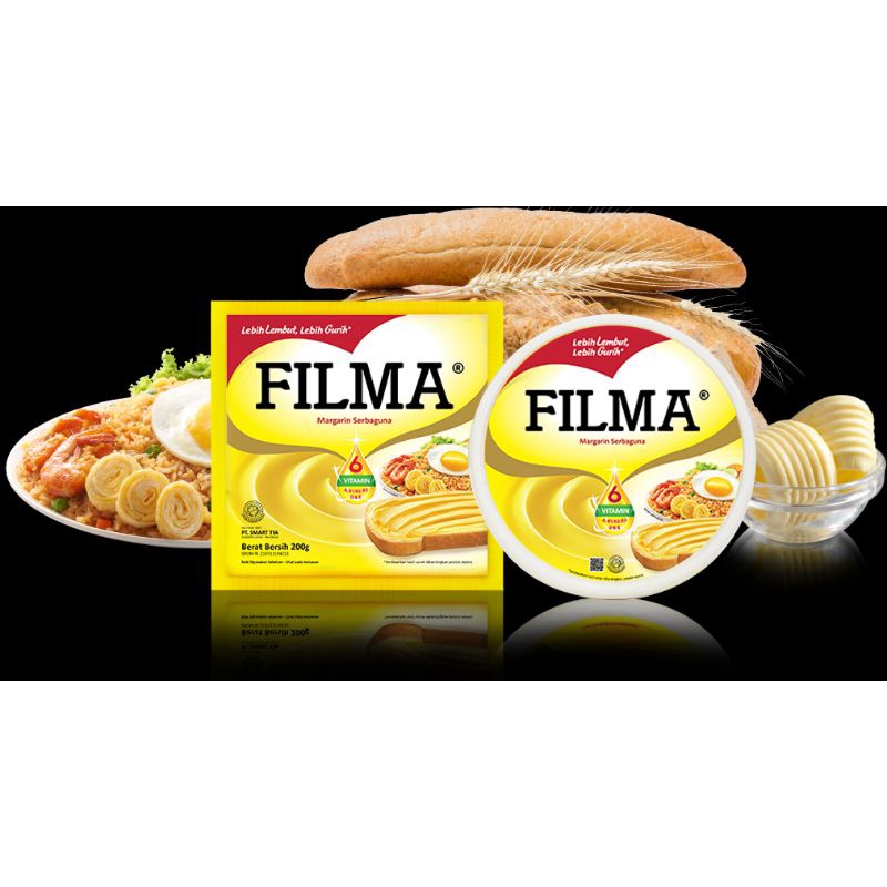 filma margarin serbaguna 200 gr/margarin serbaguna/mentega/filma mentega 200 gram