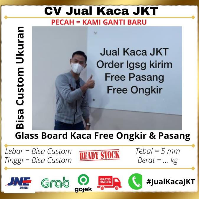 

Glassboard 100x150 - Papan Tulis Kaca 100x150 - Glass Board Termurah