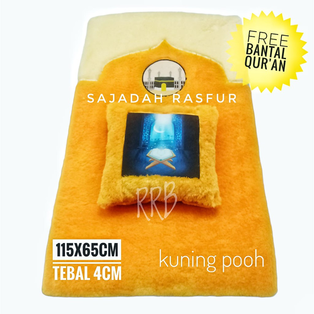 [☑️COD] FREE BANTAL SAJADAH RASFUR GRATIS BANTAL RASFUR 115 CM X 66CM BUSA ROYAL FOAM RASFUR MURAH