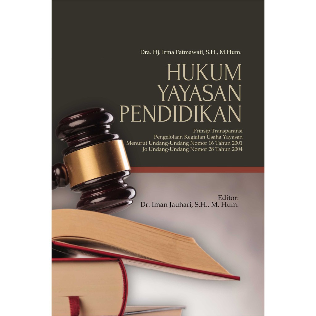 Buku Hukum Yayasan Pendidikan