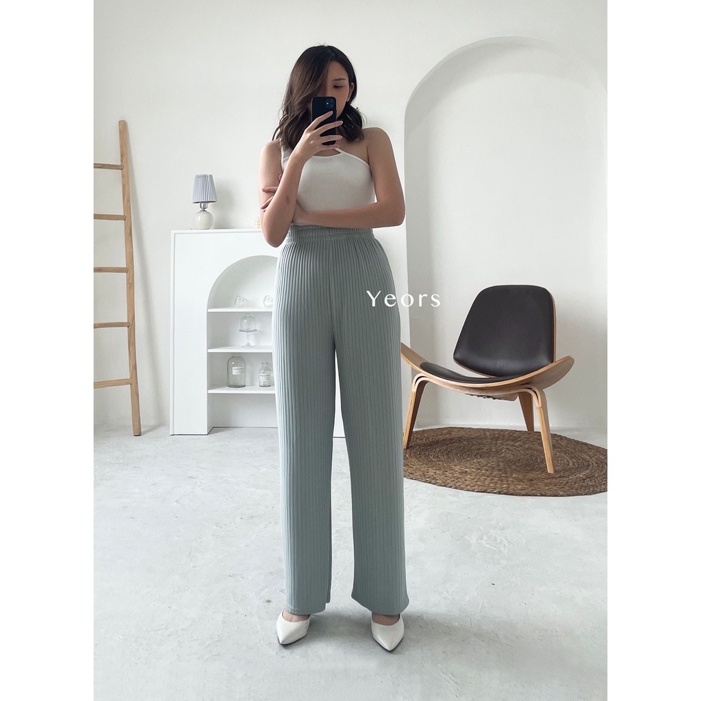 CELANA KULOT KNIT KIYORA PREMIUM LONG PANTS