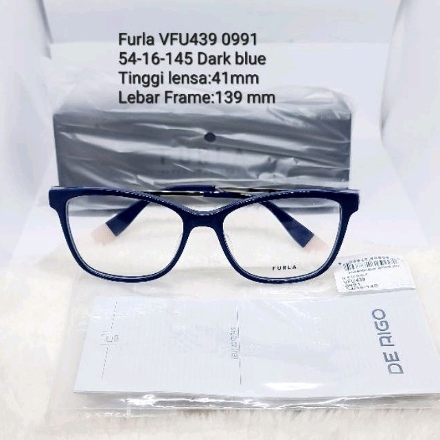 Frame Kacamata FURLA Original VFU349 0991 54-16-145