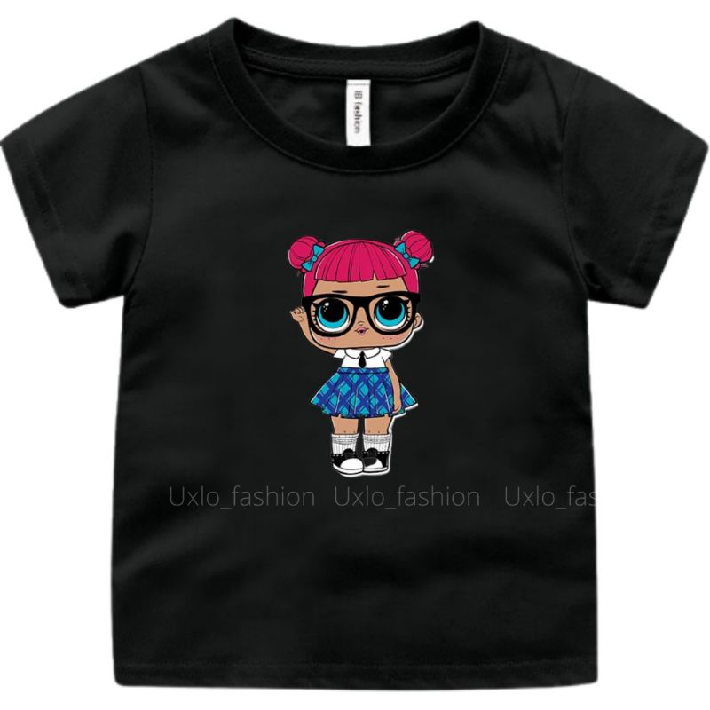 Kaos Anak Perempuan Kartun Lol Suprise Cute Murah Umur 2 sampai 15 Tahun Uxlo Fashion