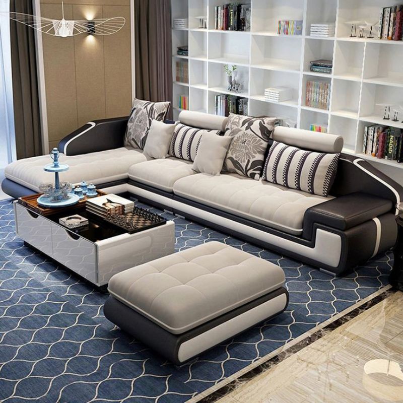 Sofa Murah ruang tamu minimalis full set meja dan bantal