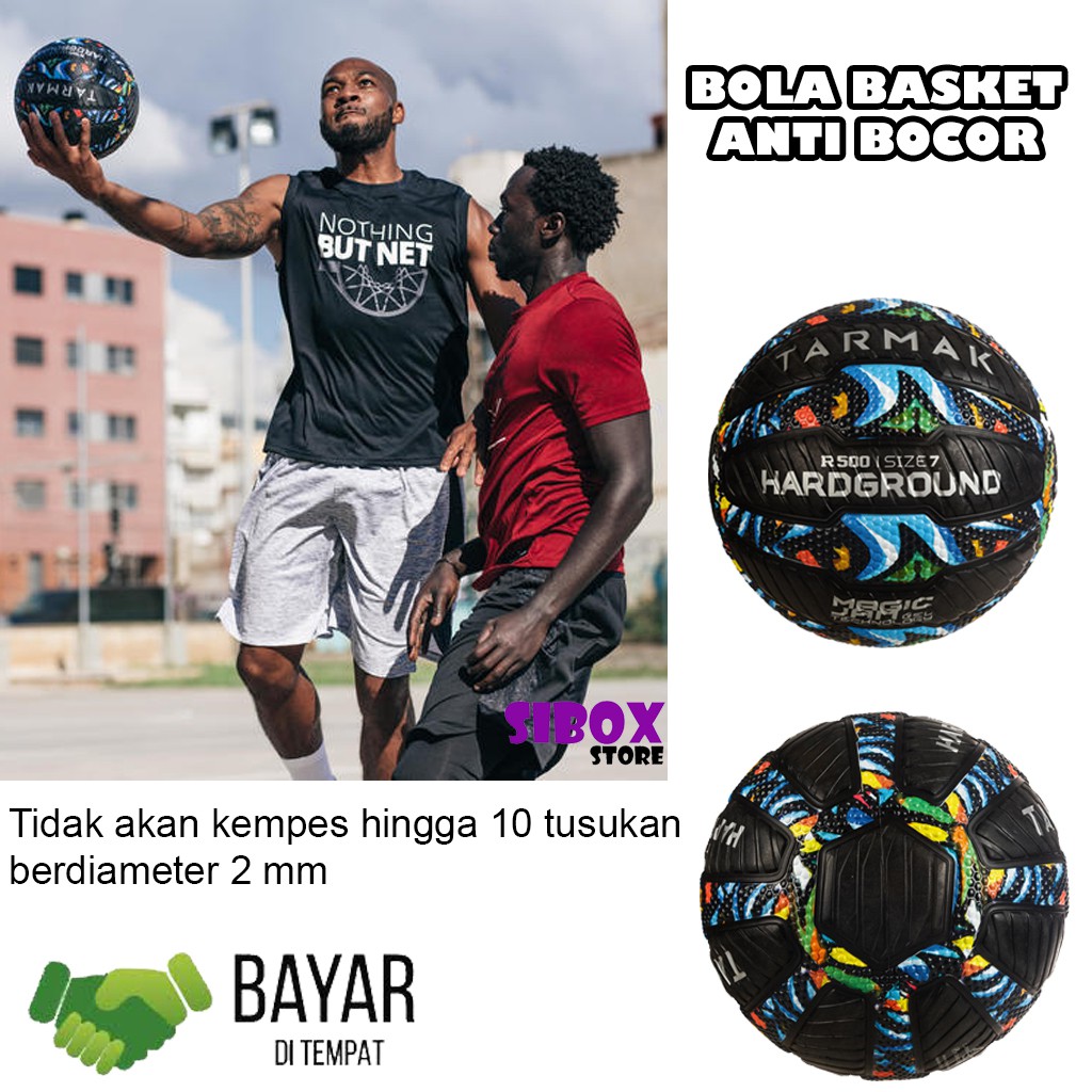 Bola Basket TARMAK R500 FIBA OFFICIAL Rubber Bola Basket Karet Outdoor HARDGROUND ORIGINAL