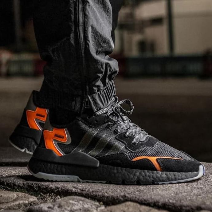adidas nite jogger boost black carbon