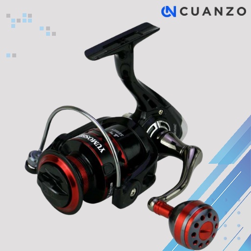 RS2000 Reel Pancing Spinning 12 Ball Bearing 5.2:1 / Rell Reel Rel Ril Riil Rill Gulungan Penggulung Kerek Kerekan Katrol Senar Pancing Pancingan Ikan Mas Udang Galatama Casting Tegek Tegeg Power Handle Laut Mini Anti Karat Murah Kuat Metal Alumunium