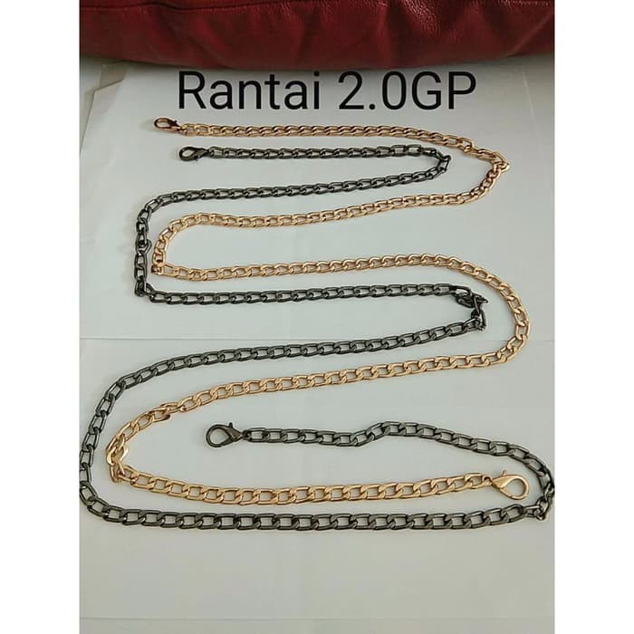 AKSESORIS TAS RANTAI RANTE 2,0 GP EMAS DAN BN GOLD / BLACK NICKEL