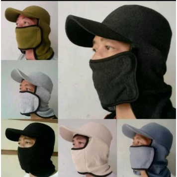 Topi Masker Jepang Topi Mancing Bahan Kain Halus Warna Hitam Navy Abu Tua Maroon Ready Nyaman Dipakai Sehari-Hari