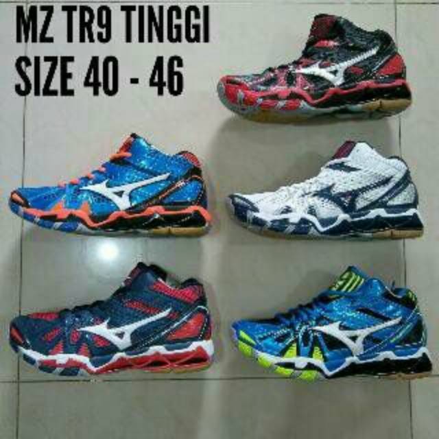 Sepatu sport mizuno TR 9 sepatu volly 