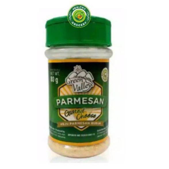 

4.4 Flash Sale Green Valley Parmesan Cheese / Keju Parmesan Bubuk 80gr