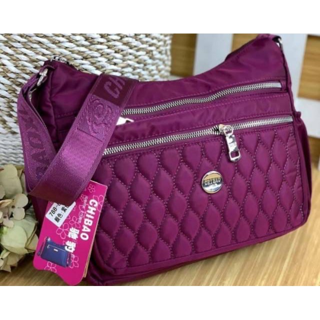 Tas Wanita Import Jinjing Selempang CHIBAO CB788 788 CB788-8 788-8 CB7138 7138 Bordir Ketupat