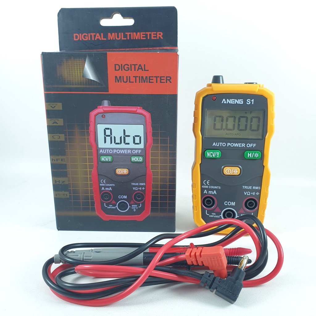 Multitester Aneng S1 Multimeter Digital True RMS 4000 Counts Tester