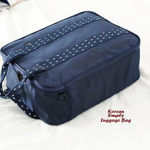 Sangat Nyaman.. Tas koper kecil Mini kabin travel Organizer Korean Simply Luggage Bag F497